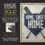 Impression encadrée Home Sweet Home Base - bois massif-5667893-5668040