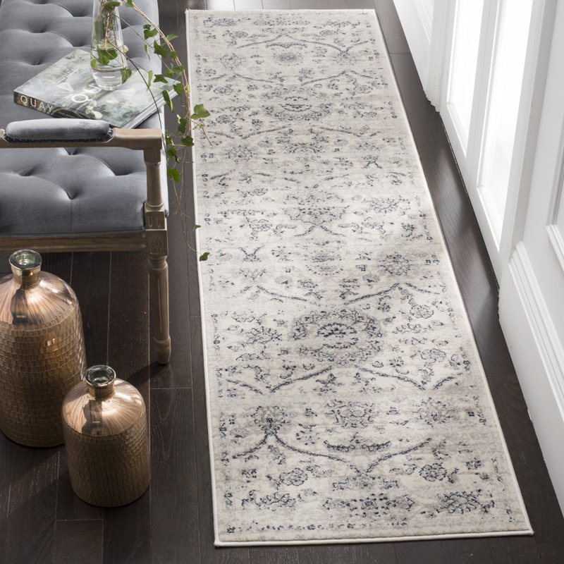 Joana Performance Floral Rug, Runner 2'3" x 8'