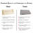 Ergonomic Triangular Headboard Wedge Backrest Pillow - Orthopedic Foam Filled – Neck Back Support - Bedroom, Reading, Daybed-705064228-705466925