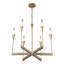 Lilium Chandelier - 6-Light - Dark Smoke-1784118137