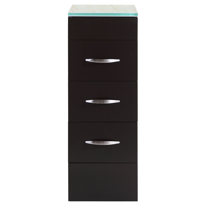 Linen Cabinet, Black