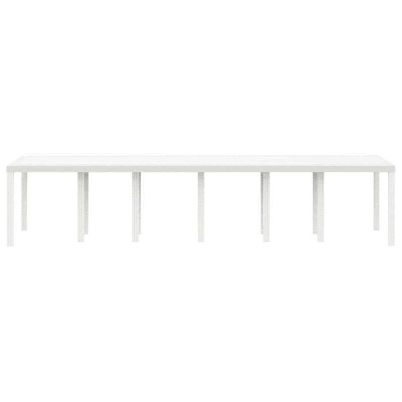 Garden Table, 73cm H x 350cm W x 100cm D, White