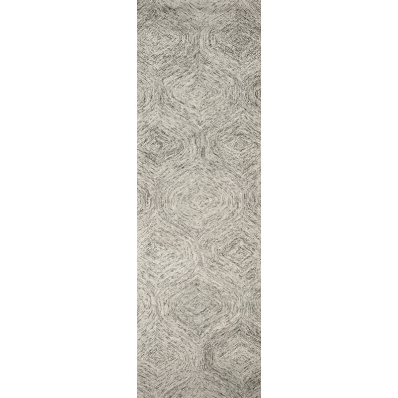 Gaige Wool Geometric Indoor Rug, Rectangle 5' x 8'