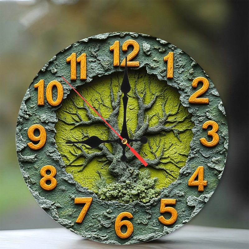 Wall Clock Tree of Life Resin Clock