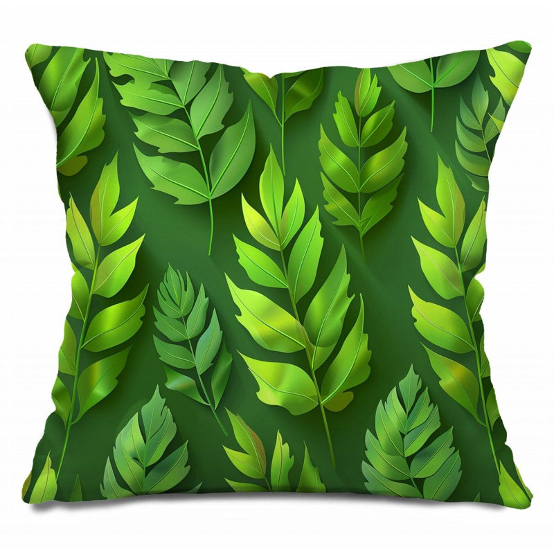 Cotton Blend Square Pillow Cover & Insert, 20"H x 20"W