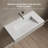 MonBlari 31.5" X 16" Rectangle Solid Surface Wall Mounted Sink Matt White