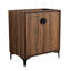 Meuble-lavabo de 30 po brun, 2 portes, bois d'ingénierie, extérieur, armoire American Design 30 po, 2 portes, revêtement résistant, brun, style