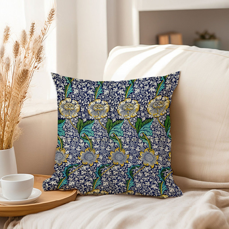 Botanical William Morris V Cottage, 16"H x 16"W
