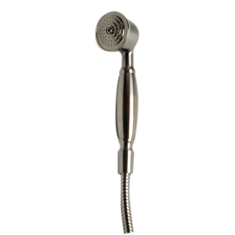 1 Handle Floor Tub Filler with Diverter, Brushed Nickel