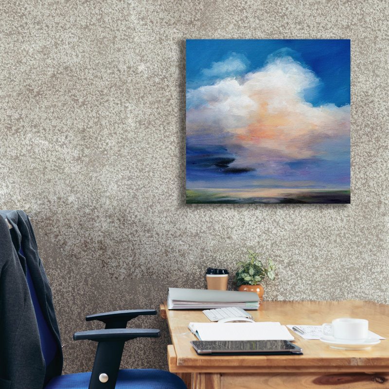  «Sunlit Serenade 3» par Karen Hale, art mural sur toile, 26 po x 26 po, H 26 po x l 26 po