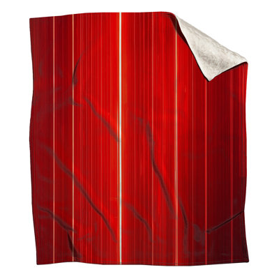 Couvertures à lignes verticales rouges