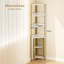 170cm H x 32cm W Metal Corner Bookcase
