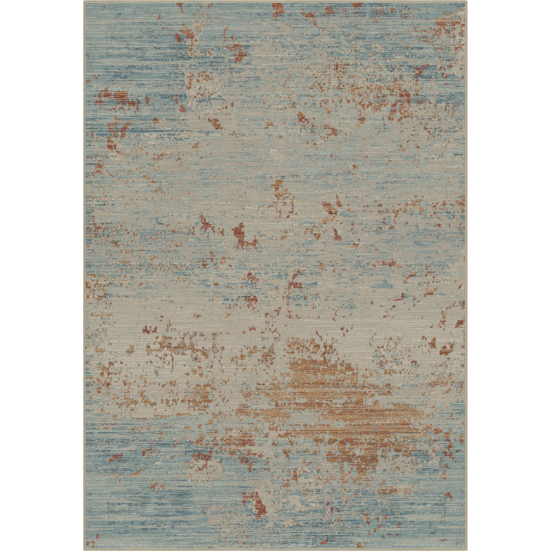 Gard Abstract Viscose Area Rug, Rectangle 160 x 230cm