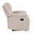 Izak 35" Transitional Glider Chenille Fabric Reclining Chair with Gentle Gliding Motion & Tab Pull Recline-2136921873