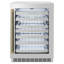 ZLINE Autograph 24 in. Touchstone Dual Zone Wine Cooler with Steel Glass Door & Nickel Helix Handle-274332424