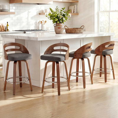 Mahtab Swivel Upholstered Counter Stool