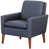 Blue Faux Leather
