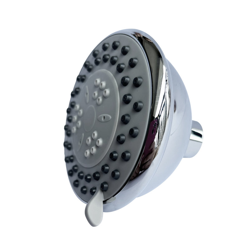 Pomme de douche à haute pression avec 3 modes de jet, pomme de douche à pluie fixe de 4 pouces avec rotule réglable, accessoires de salle de bain