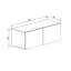 Farranshane Unfinished Living Room Walls for TVs up to 88"