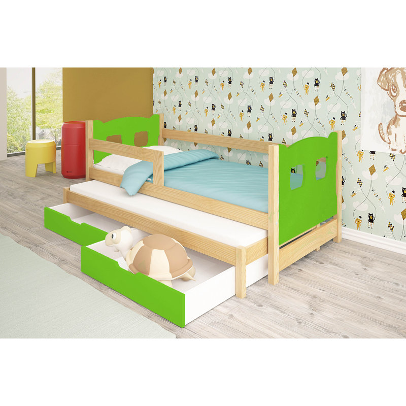 Herluf Kids Bed by Harriet Bee, Green