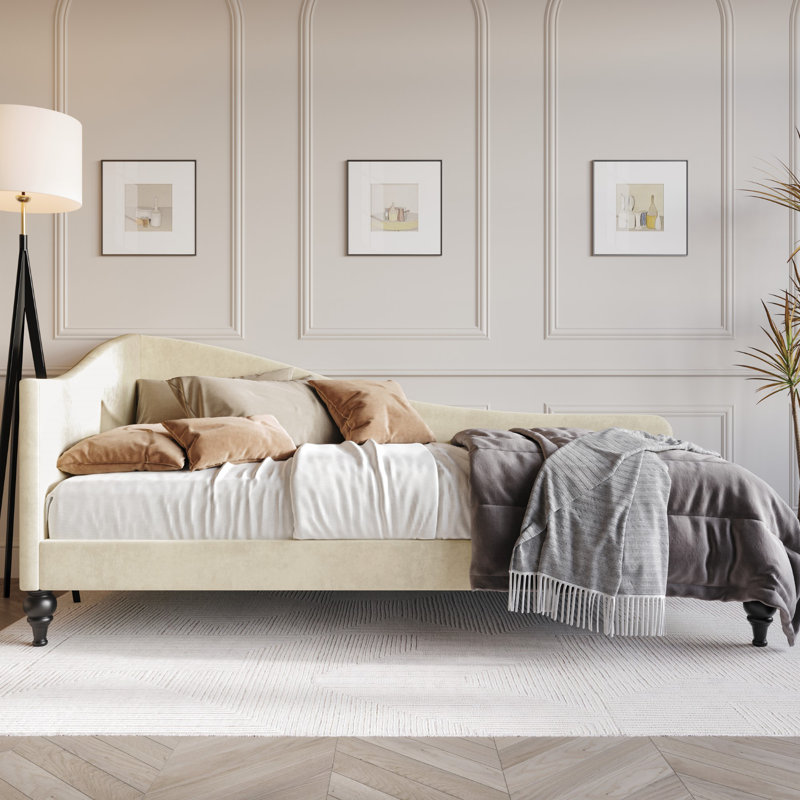 Lit de jour Aranea, Beige
