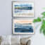 Vent et eau - Ensemble de 2 reproductions d'art sur toile encadrées-802966957-803144837-803144857