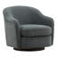 Lili Swivel Chair Blue