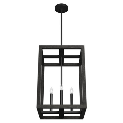 Squire Manor 4 - Light Lantern Rectangle Chandelier
