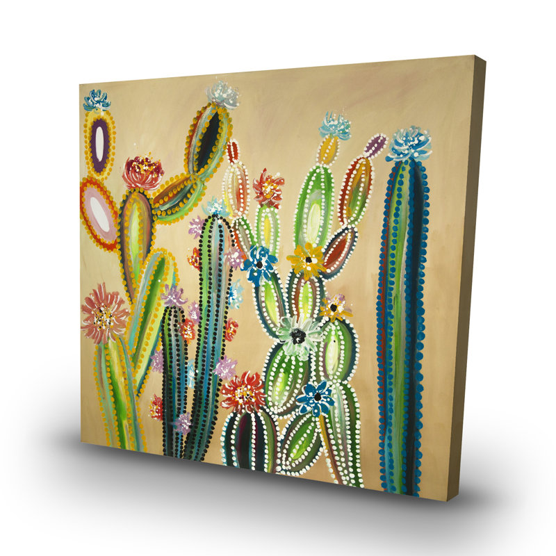 Desert gems - 32"x32" art on canvas