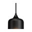 Roderick 1-Light Amber Black Cylinder Pendant