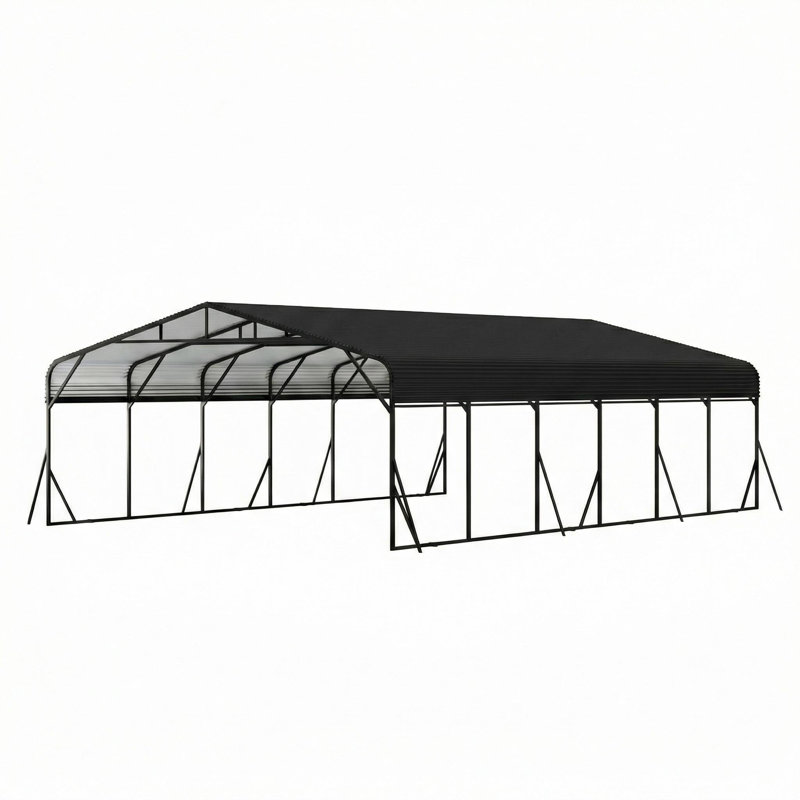 20X30 Ft. Galvanized Steel Carport Shelter