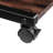 Wheel End Table Side Table with Storage