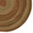 Michal Gladys Braided Striped Red/Brown/Green Area Rug-1827896158