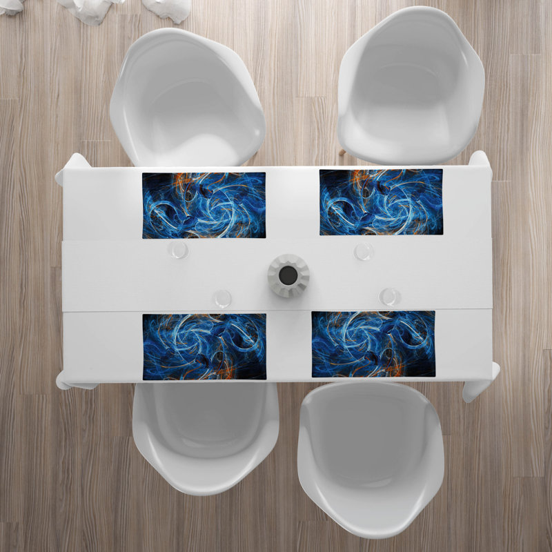 Polyester Abstract Rectangle Placemat