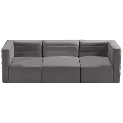 Enso 95'' Velvet Sofa