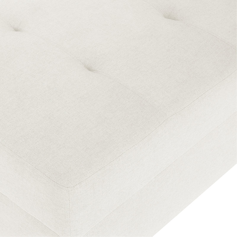 Pour le repose-pieds et les sièges supplémentaires, structure en bois de bouleau, tissu de qualité, 22,76 po x 27,58 po, 18,98 po. Élégant avec pieds de coussin confortables, P l 18,98 po