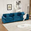 Canapé modulaire 3 places en chenille avec coussin moelleux-2116595272
