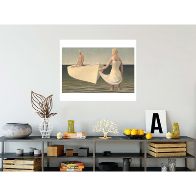 «Woman Man and Boat» par Alex Colville - Impression giclée