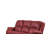 Red Synthetic Leather Motion Sofa