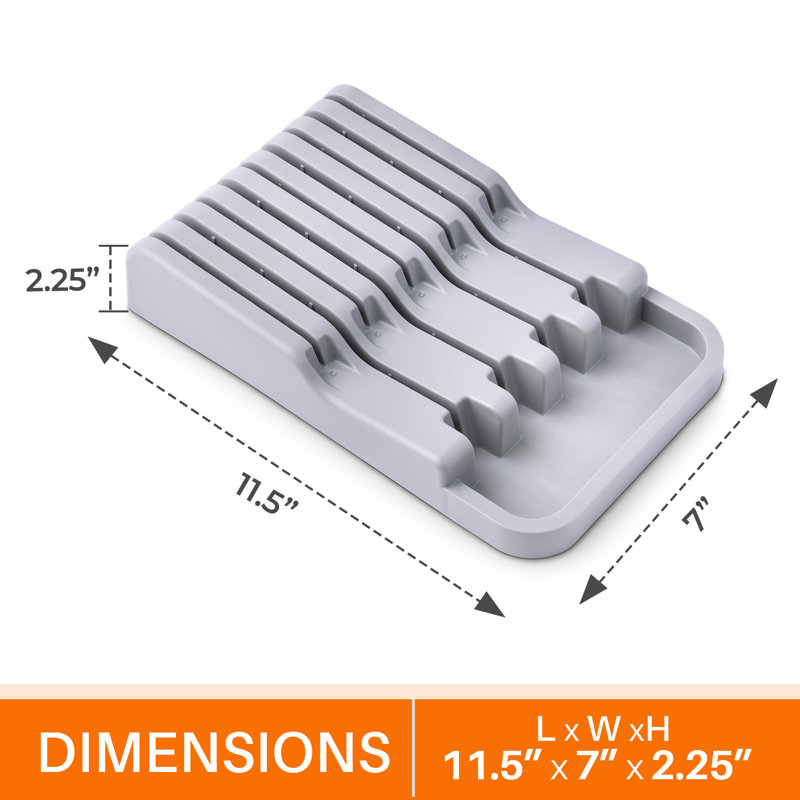 Cheer Collection 9 Slot Drawer Knife Block