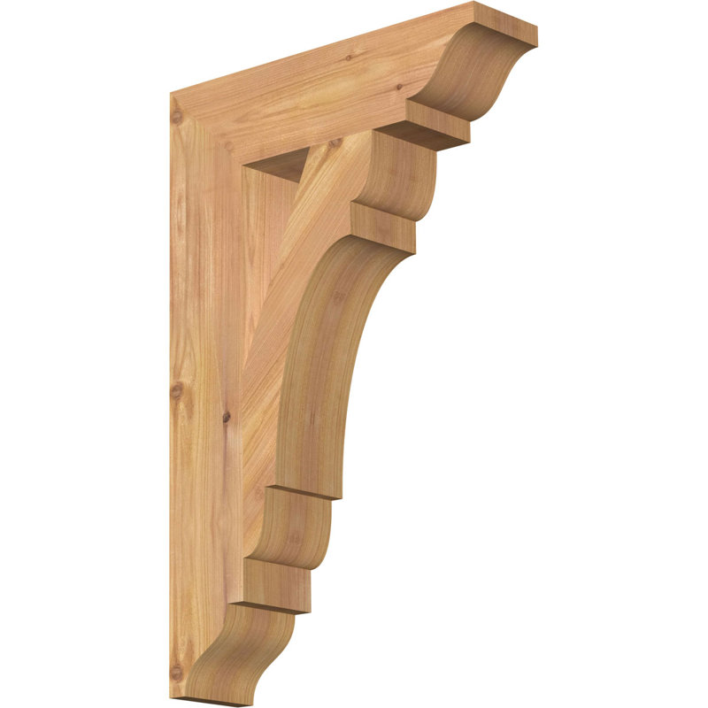 Support olympique traditionnel, Cèdre rouge de l'Ouest (lisse), H 22 po x l 3,5 po x P 14 po