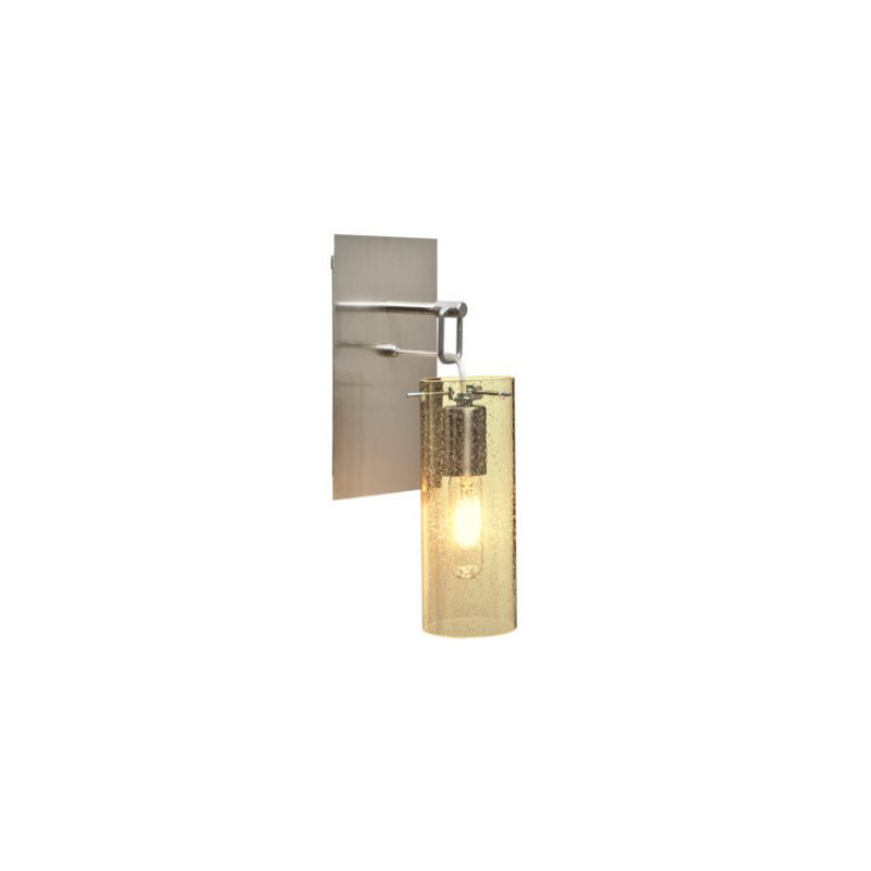 Cainwood Wall-mounted Pendant, Satin Nickel, Gold