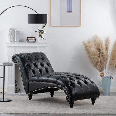 Chaise longue de qualité avec base stable et rembourrage en mousse