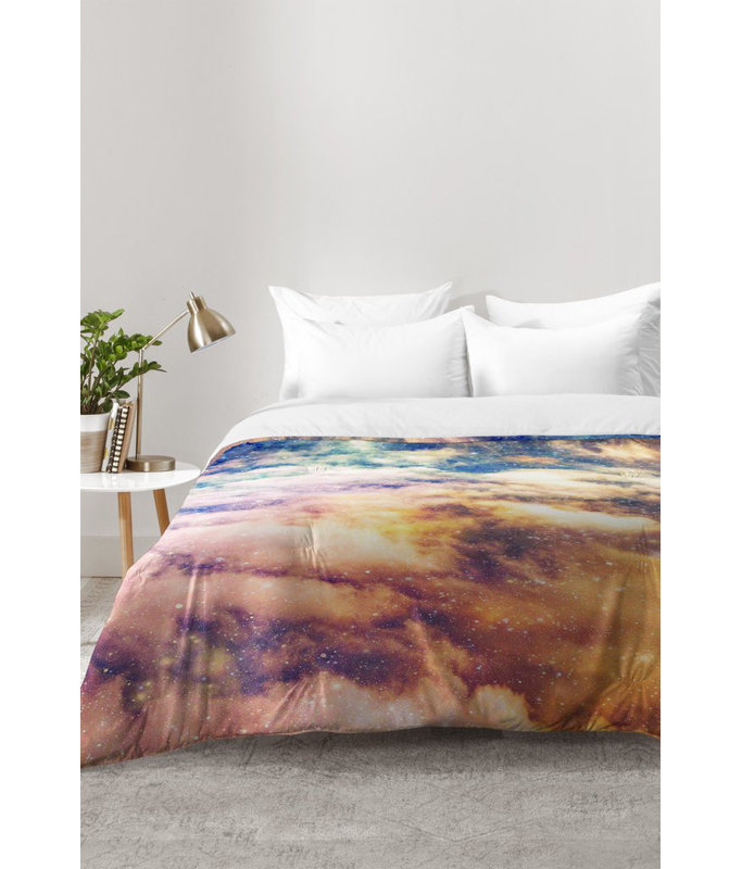 Ensemble d'édredon Cosmic, Édredon pour lit simple TG + 1 taie décorative