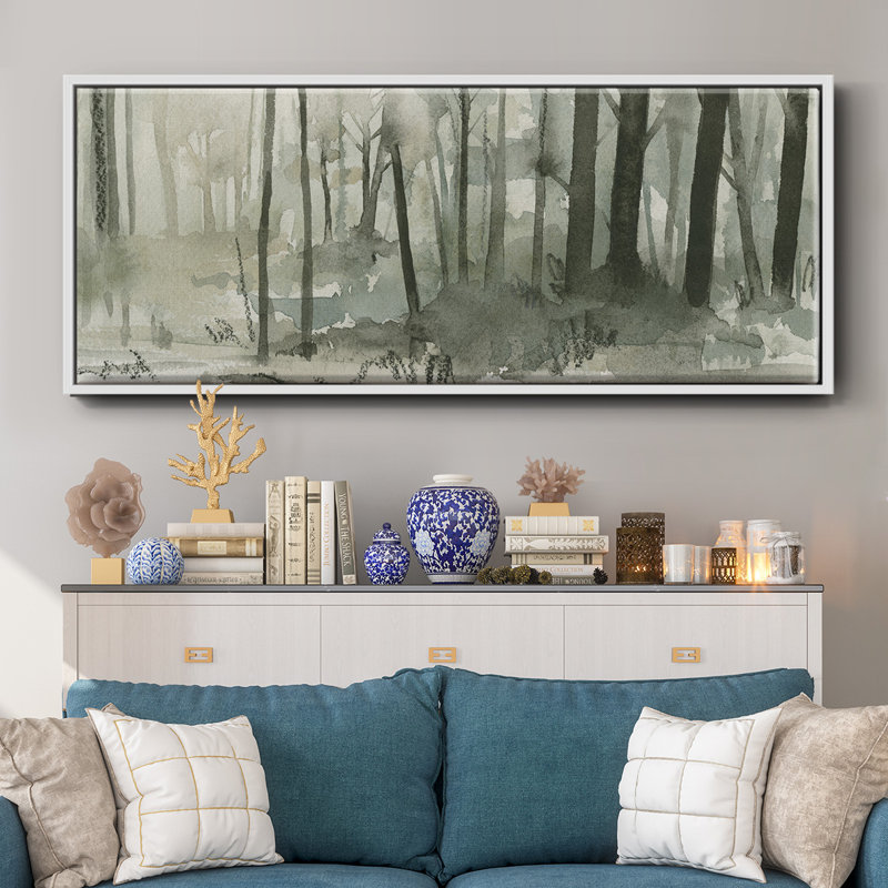 Into The Woods II, Blanc, H 20 po x l 50 po x P 1,5 po