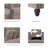 Aliye Upholstered 128 " U-Shaped Seating Component-1382445300