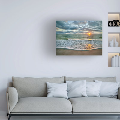 Art mural sur toile tendue - "Gods Glory" de Mary Lou Johnson pour décoration de salon, de chambre à coucher ou de bureau - 24 x 32