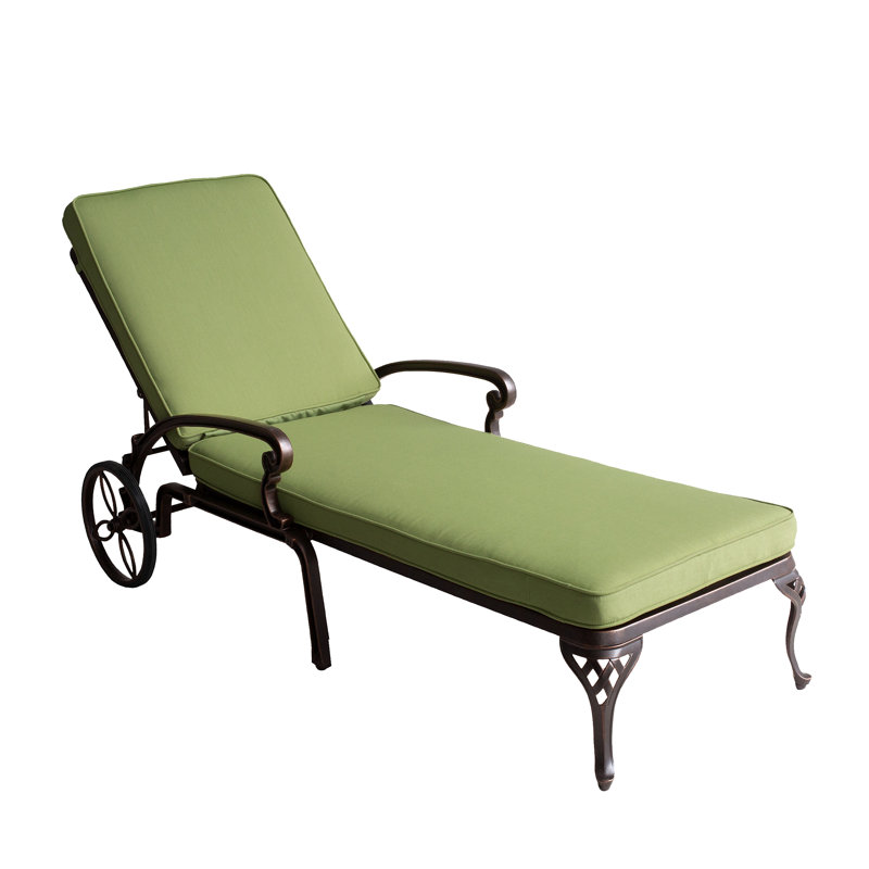 Chaise longue inclinable 60 po Bedwell, Vert