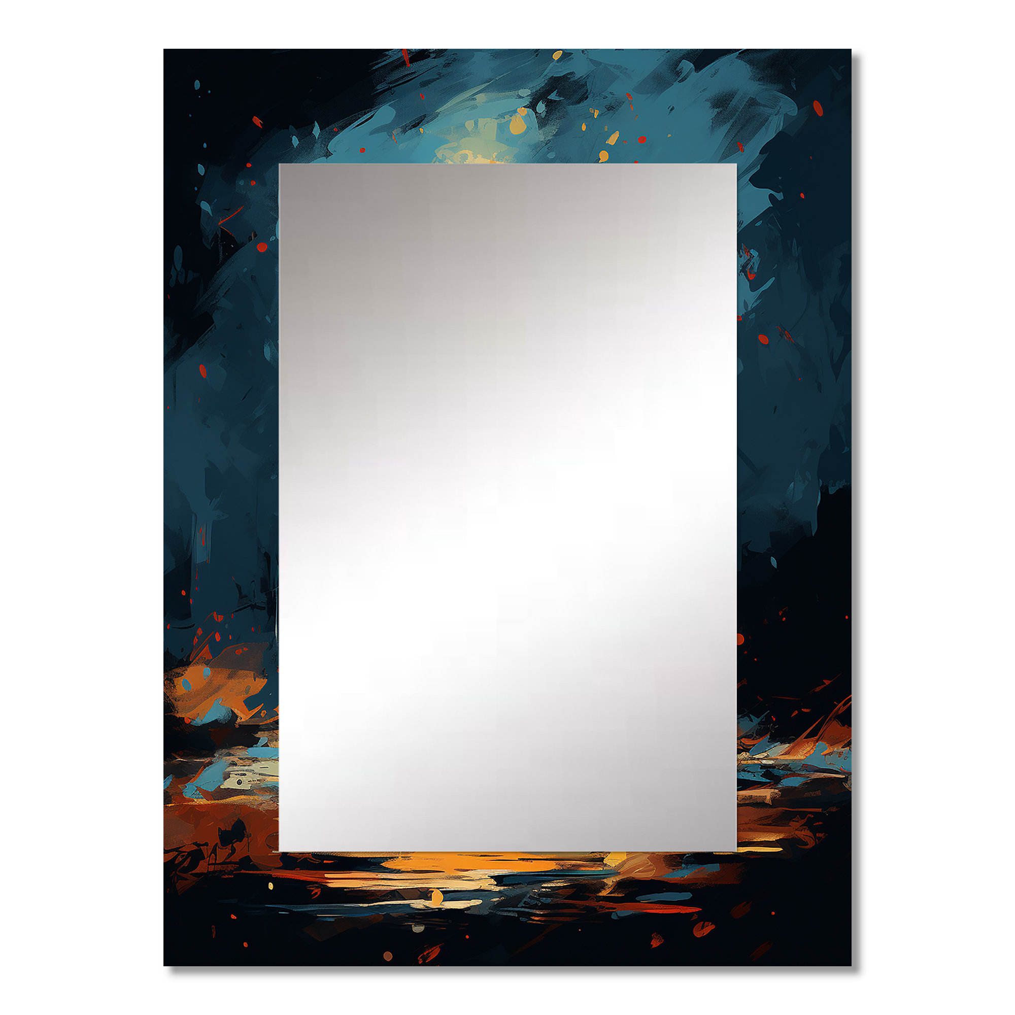 East Urban Home Native Tipi Journey Of The Tribes - Yellow Wall Mirror ...