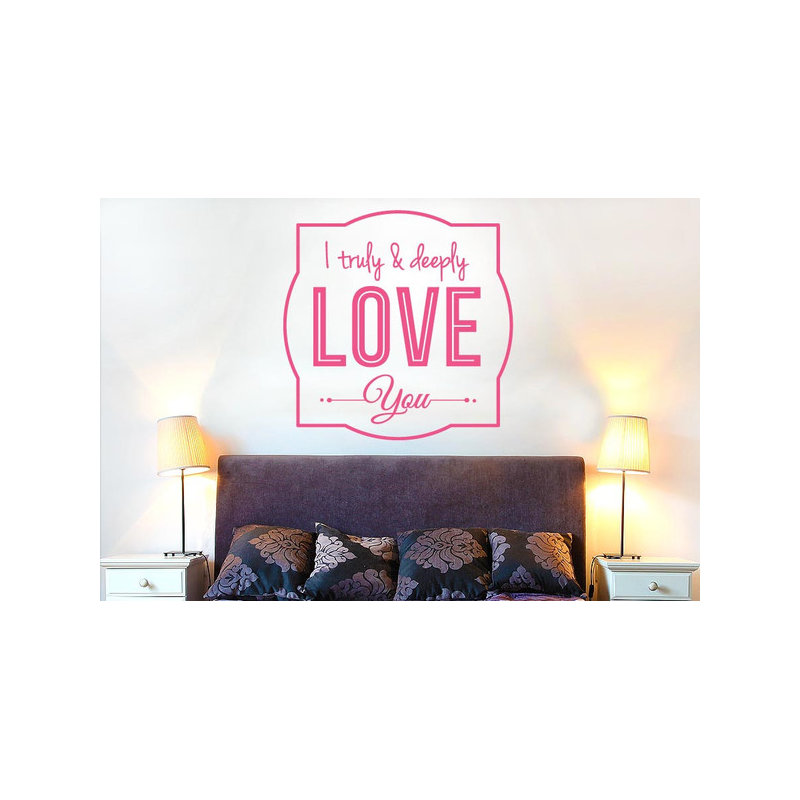 Non-Wall Damaging Wall Decal, Pink